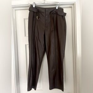 Brown Leather Pants